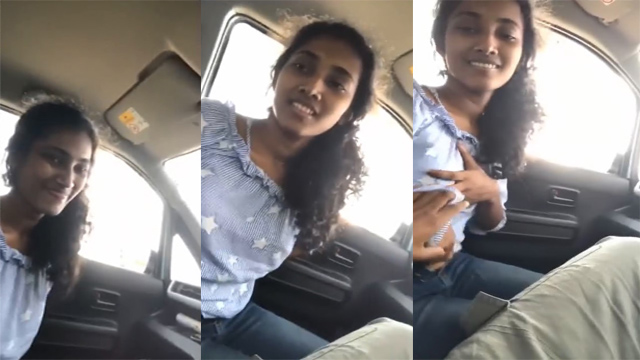 Nice Shape Figure Babe – Inside Car With BF